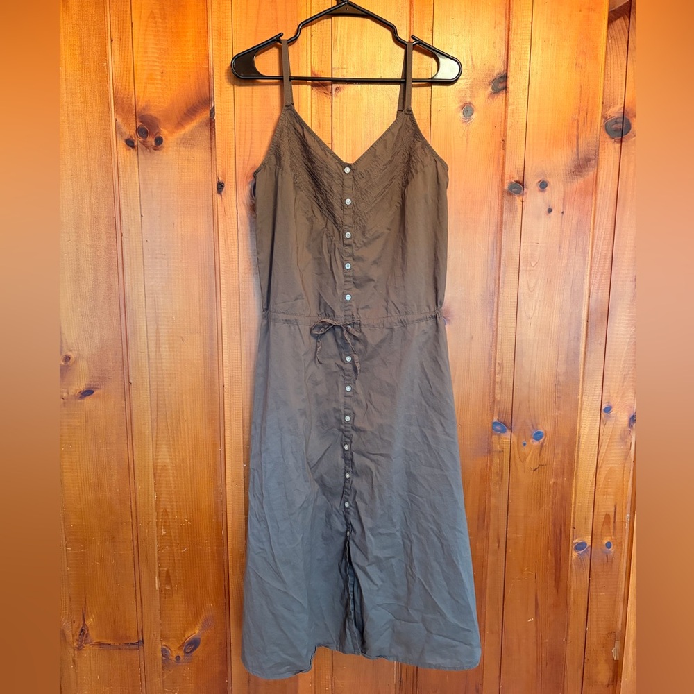 Eddie Bauer casual button down dress